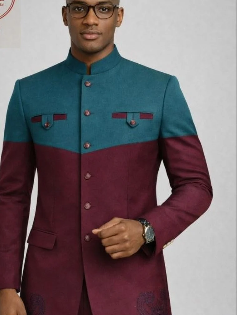 Costume bicolore sur mesure